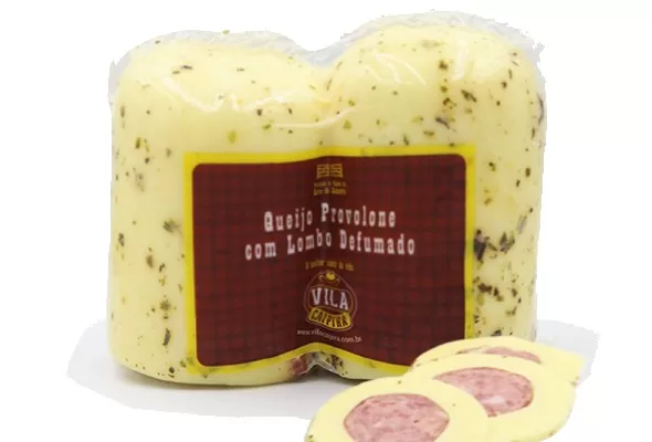 1459.Provolone Branco Temperado Recheado com Lombo Defumado