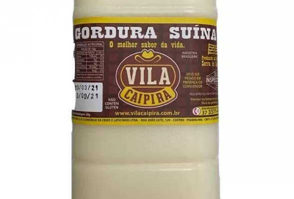 1574.Gordura Suína Vila Caipira