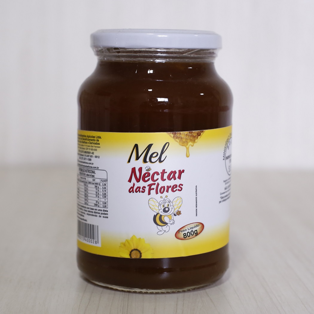 393.Mel Néctar das Flores Pote 800g