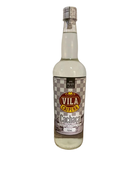 1861 . Cachaça Prata Vila Caipira 700ml