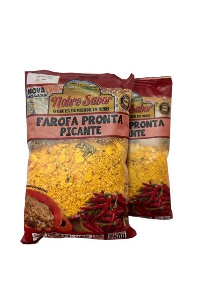 90391. Farofa Pronta Picante 250g